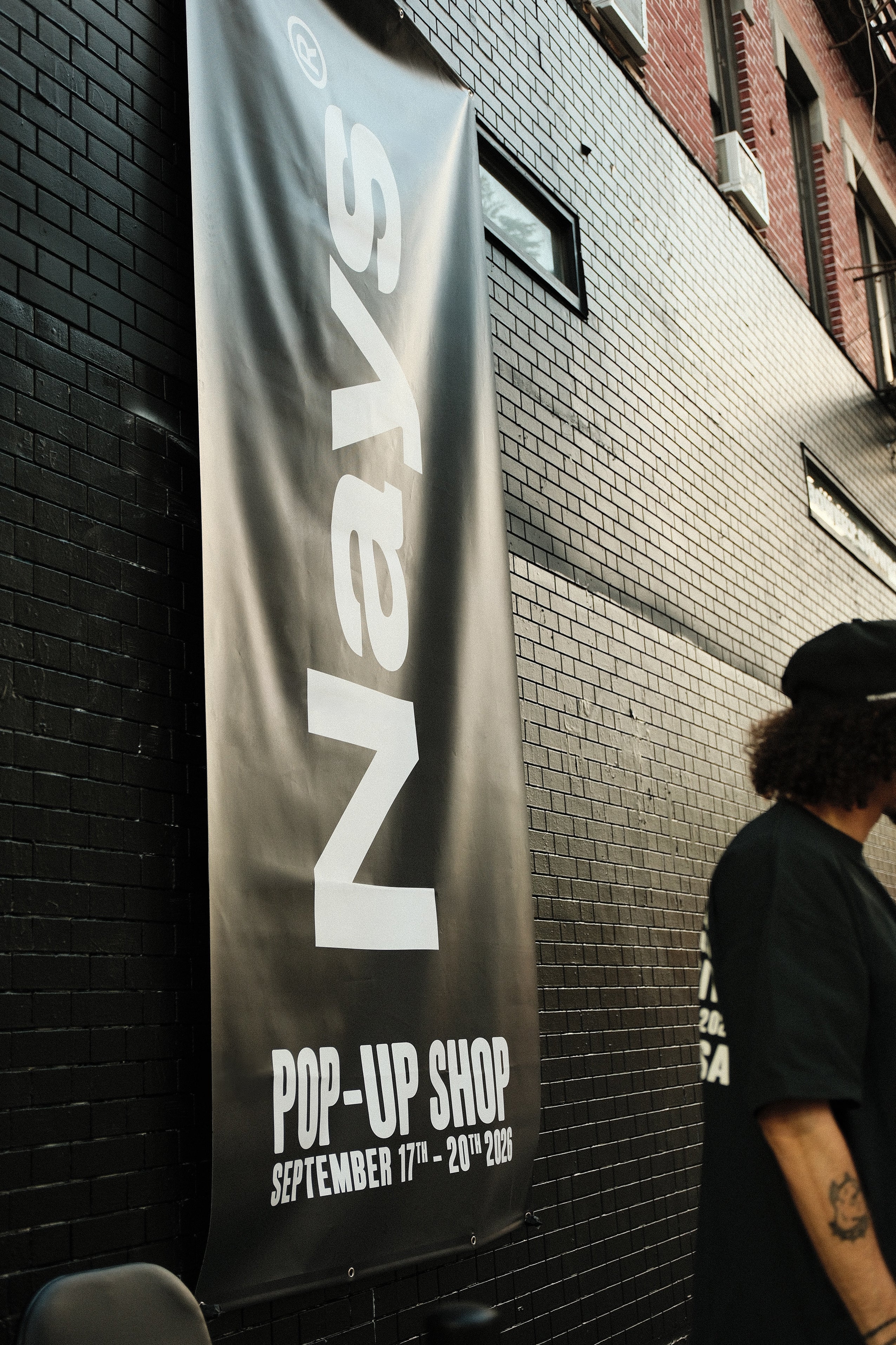 Nays Pop Up Banner in New York