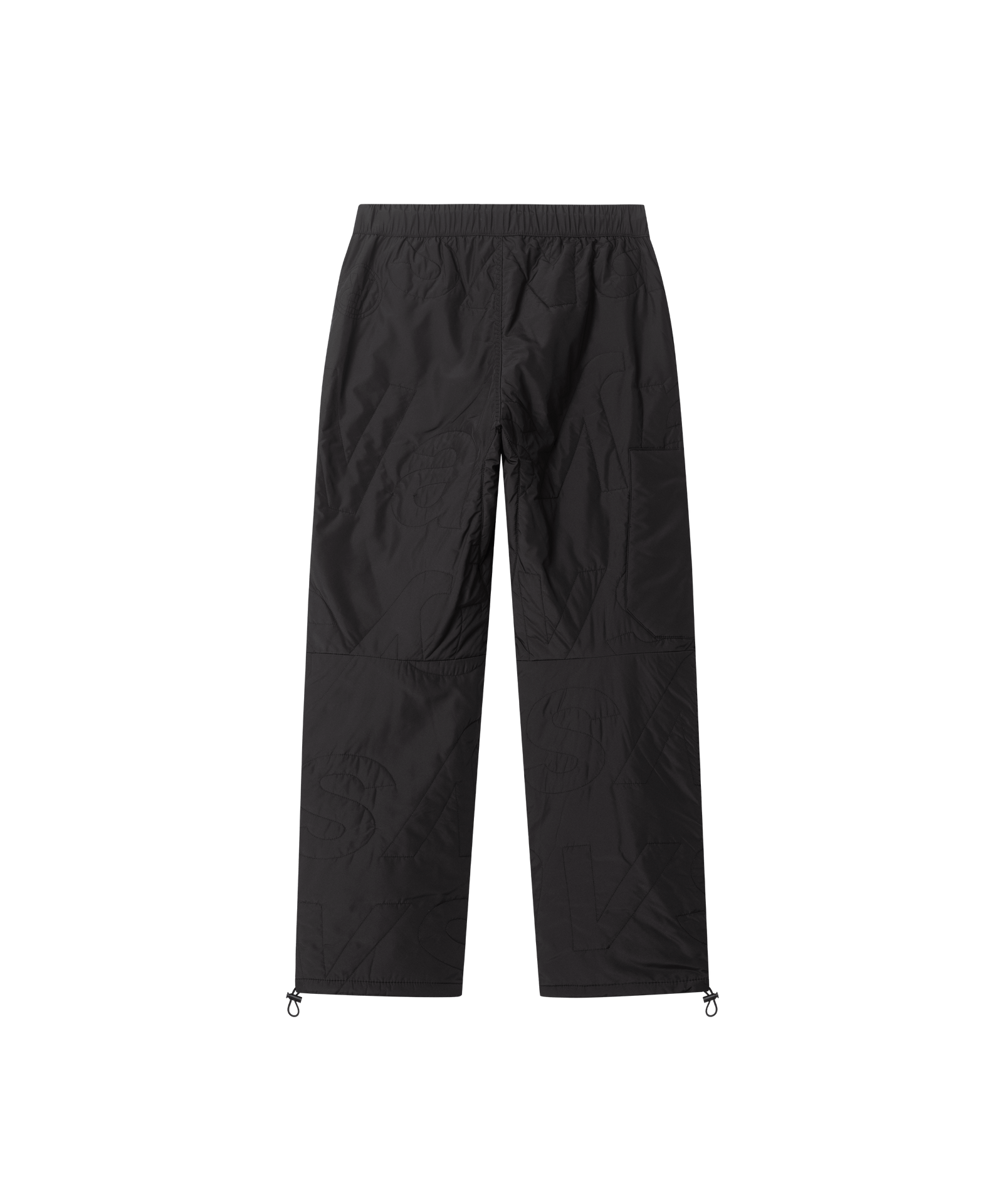 Nays Thermo Pants mit unverwechselbarer Steppoptik in der Rückansicht, elastischem Bund und verstellbarem Saum, ideal für kalte Temperaturen, mit mehreren Taschen für Essentials.