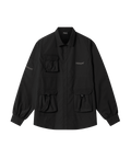 Nays Utility Shirt, eine leichte Shirt-Jacke mit Reverskragen, aufgesetzten Taschen, wasserabweisendem Finish und elastischen Drawstrings.