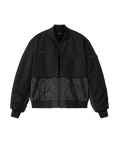 Nays Bomber Jacke mit Stehkragen, Reißverschluss und versteckten Brusttaschen. Wasserabweisend und modern geschnitten, ideal für Outdoor und Stadt.