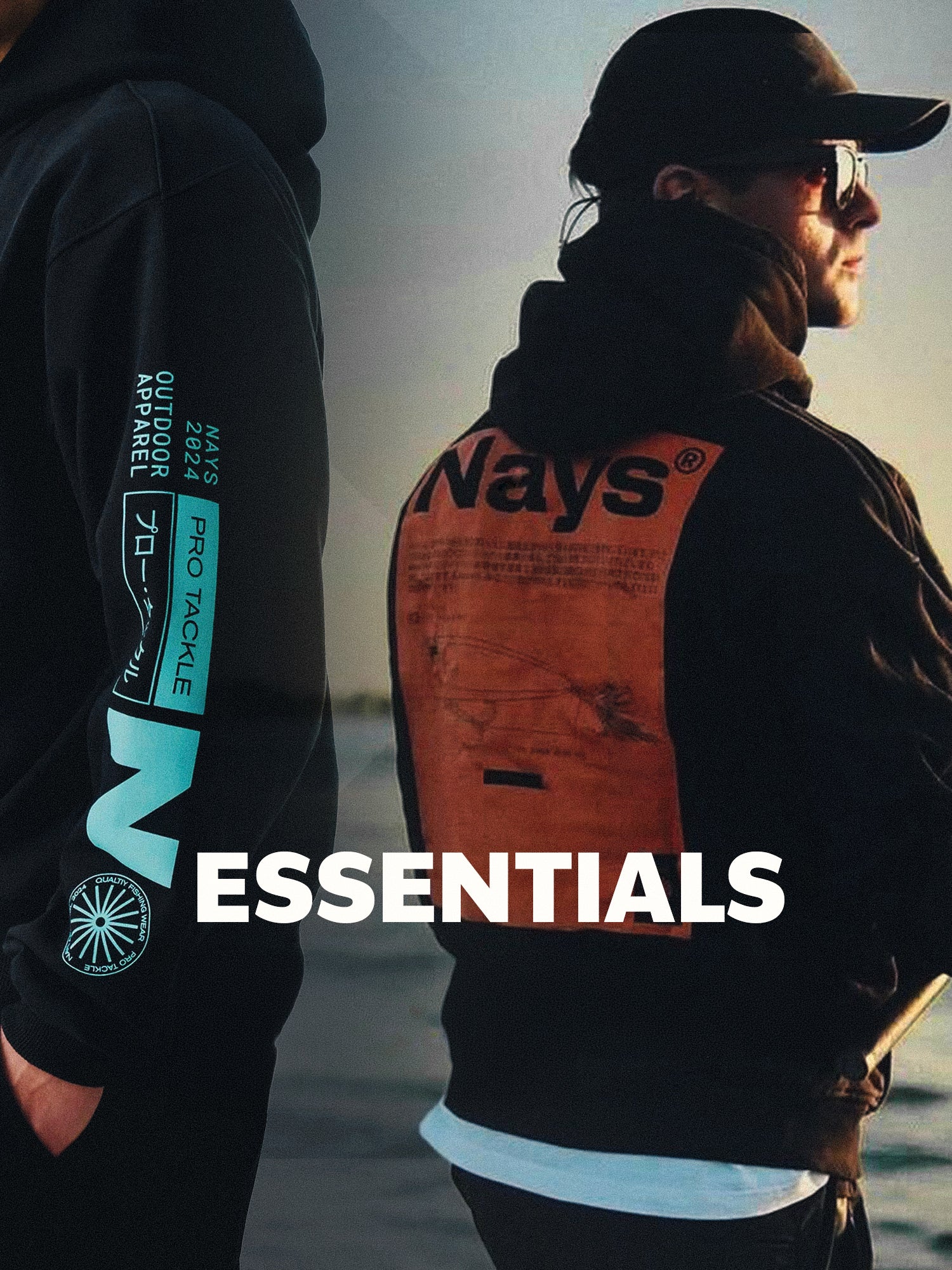 Wecki wearing NAYS TP GN Hoodie at sunset. Featuring signature prints, iconic branding and everyday-ready designs that represent the NAYS Essentials collection.