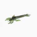 Zweifarbiger, grüner Gummiköder mit dunklen Punkten, naturgetreues Design einer Larve, perfekt für Barsch und Zander. Eignet sich hervorragen für viele Finesse Angelmethoden, wie Drop-Shot oder Free Rig.