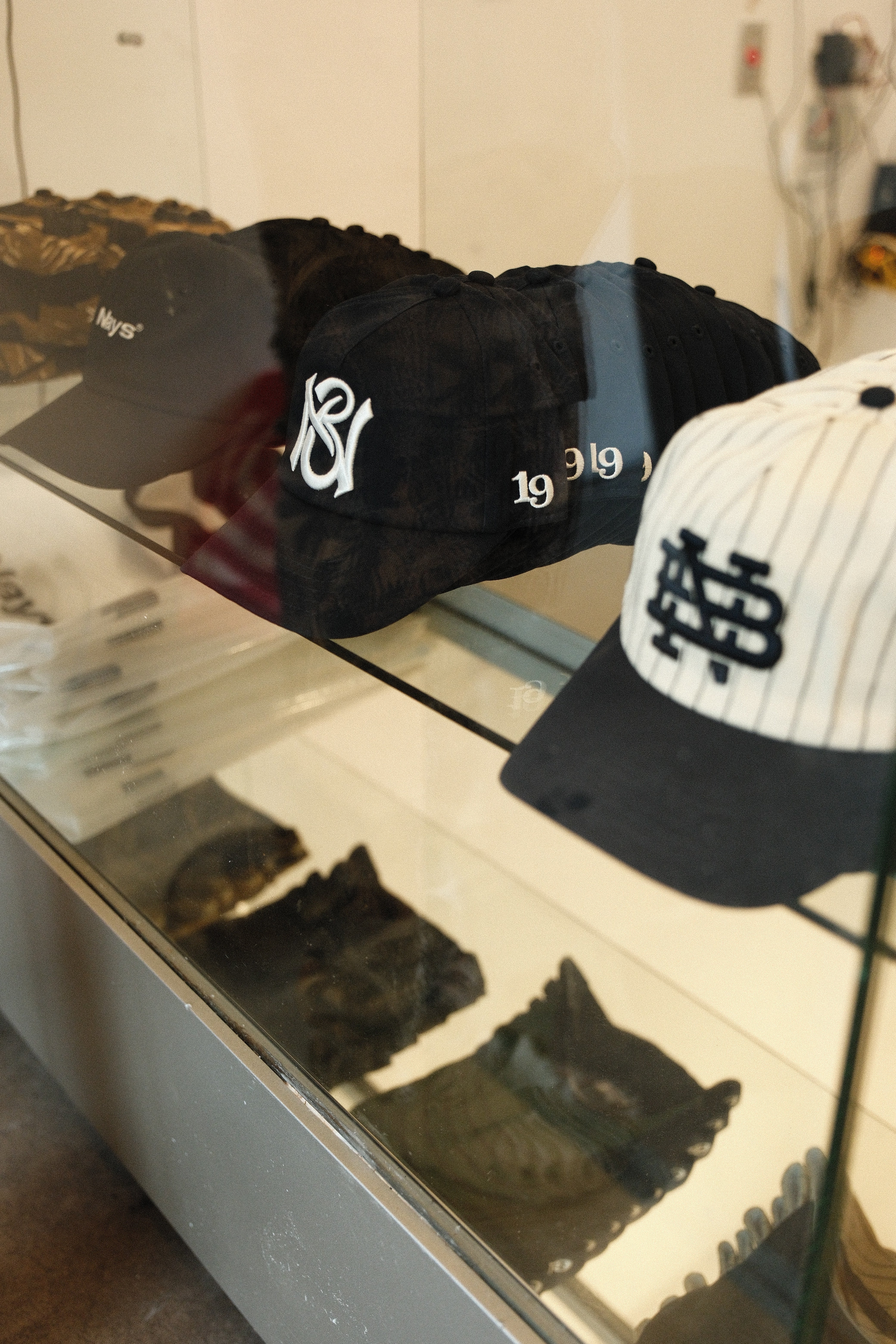 Nays Caps inside of Nays Gallery Pop Up New York 