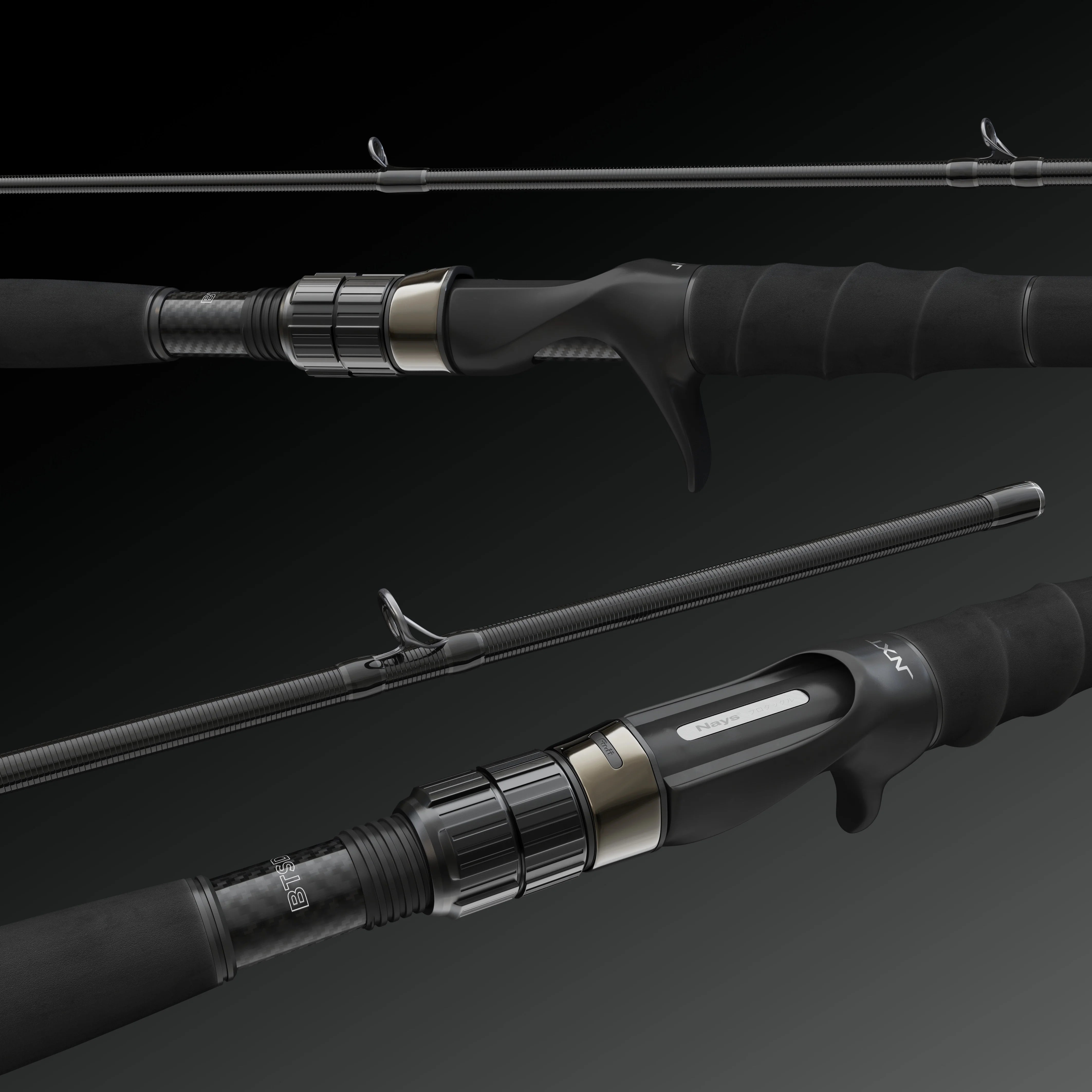 NAYS x BOATSIDE NXT BTSD Casting Big-Bait-Rute mit Fuji Komponenten und Carbon-Blank.
