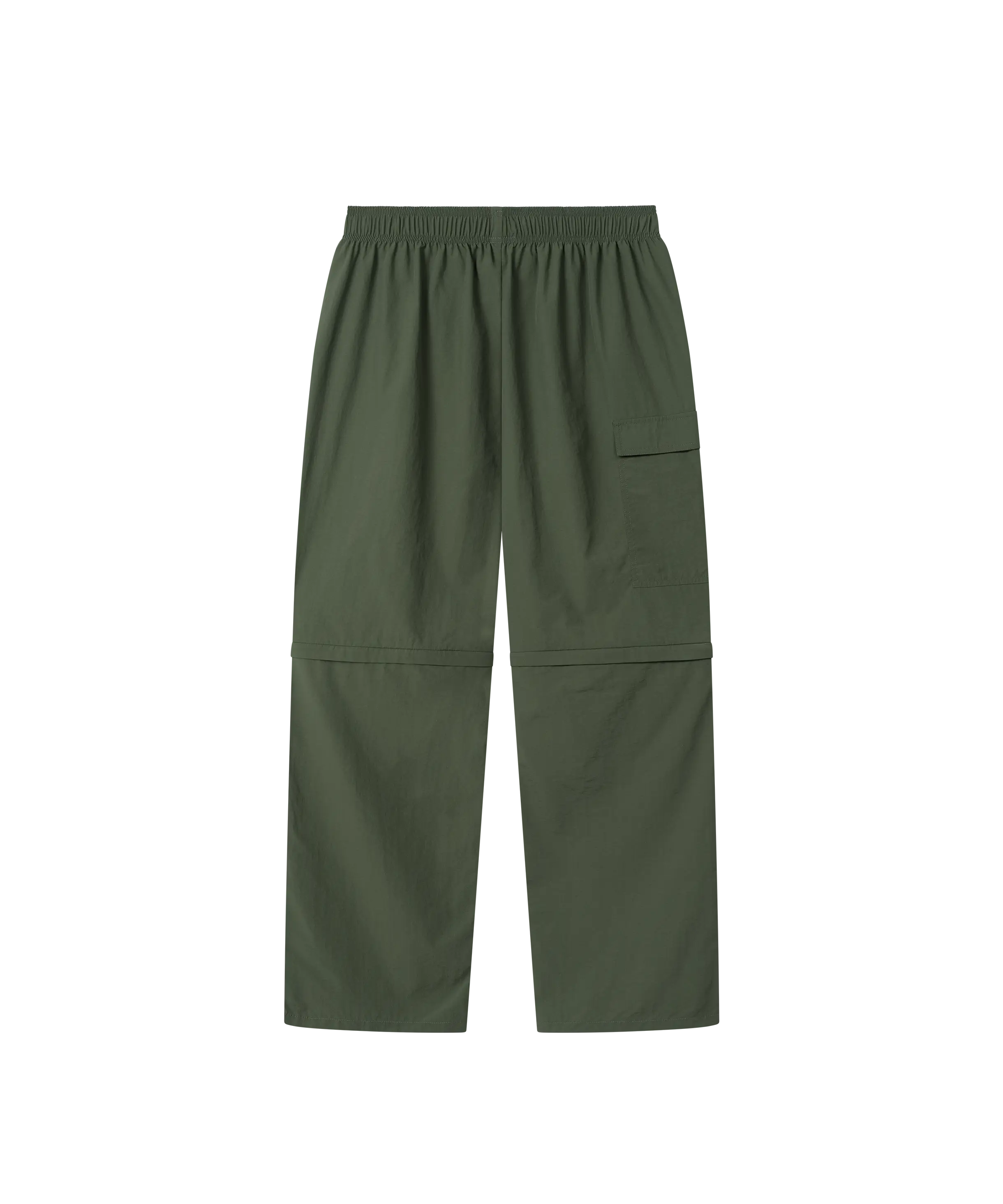 Nays Lightweight Zip Off Pants mit elastischem Bund, abnehmbaren Beinen und einer Cargo-Tasche, ideal für Anpassung an wechselnde Bedingungen und vielseitige Aktivitäten.