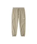 Nays Technical Pants Cargo-Hose in kaki – Vorderansicht mit Beintaschen und Logo.