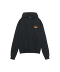 Nays Pro Tackle Hoodie in Schwarz mit orangem Logo-Print auf der linken Brust.