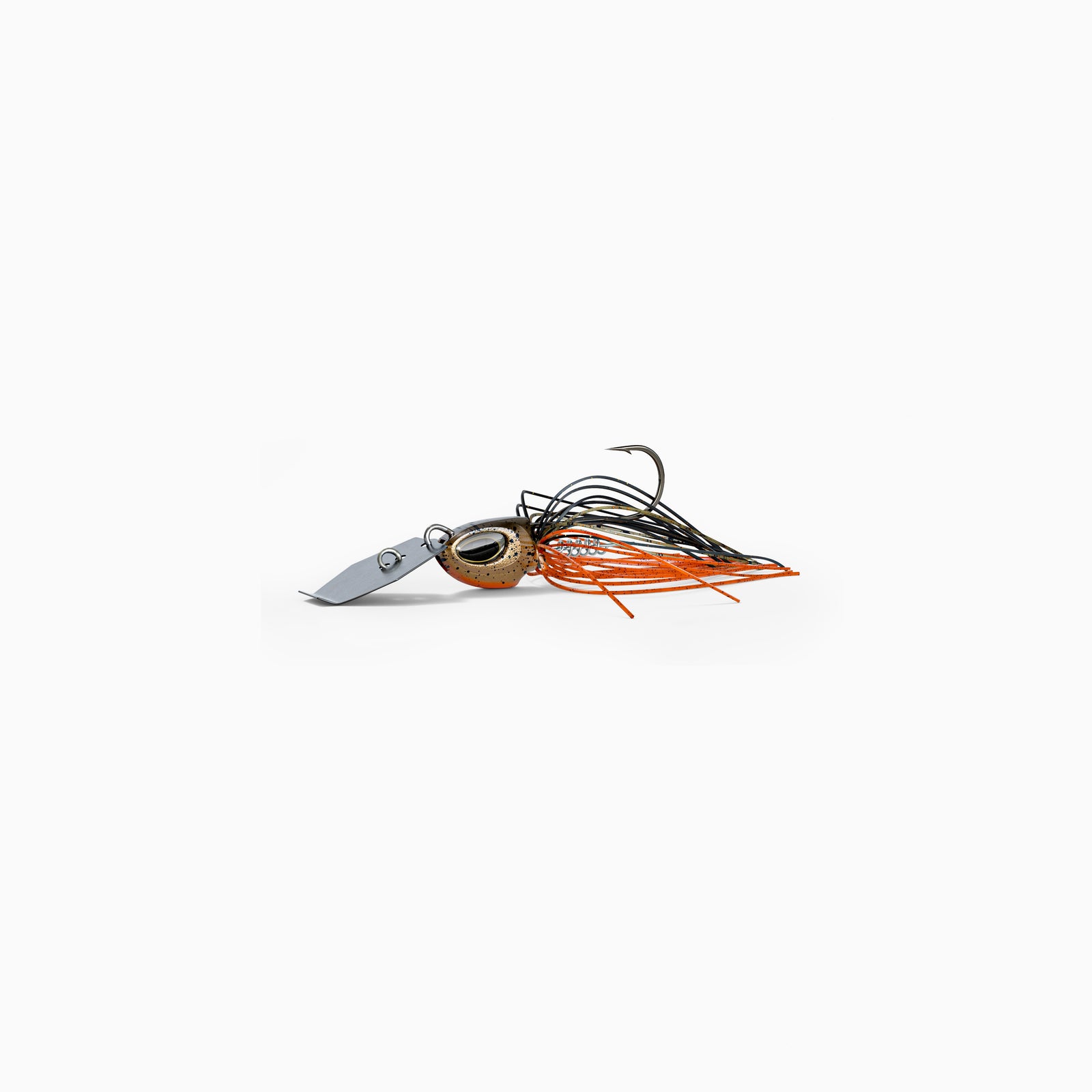 Nays Bladed Jig WARRIOR Barschköder in der Farbe Schwarz Orange H04.