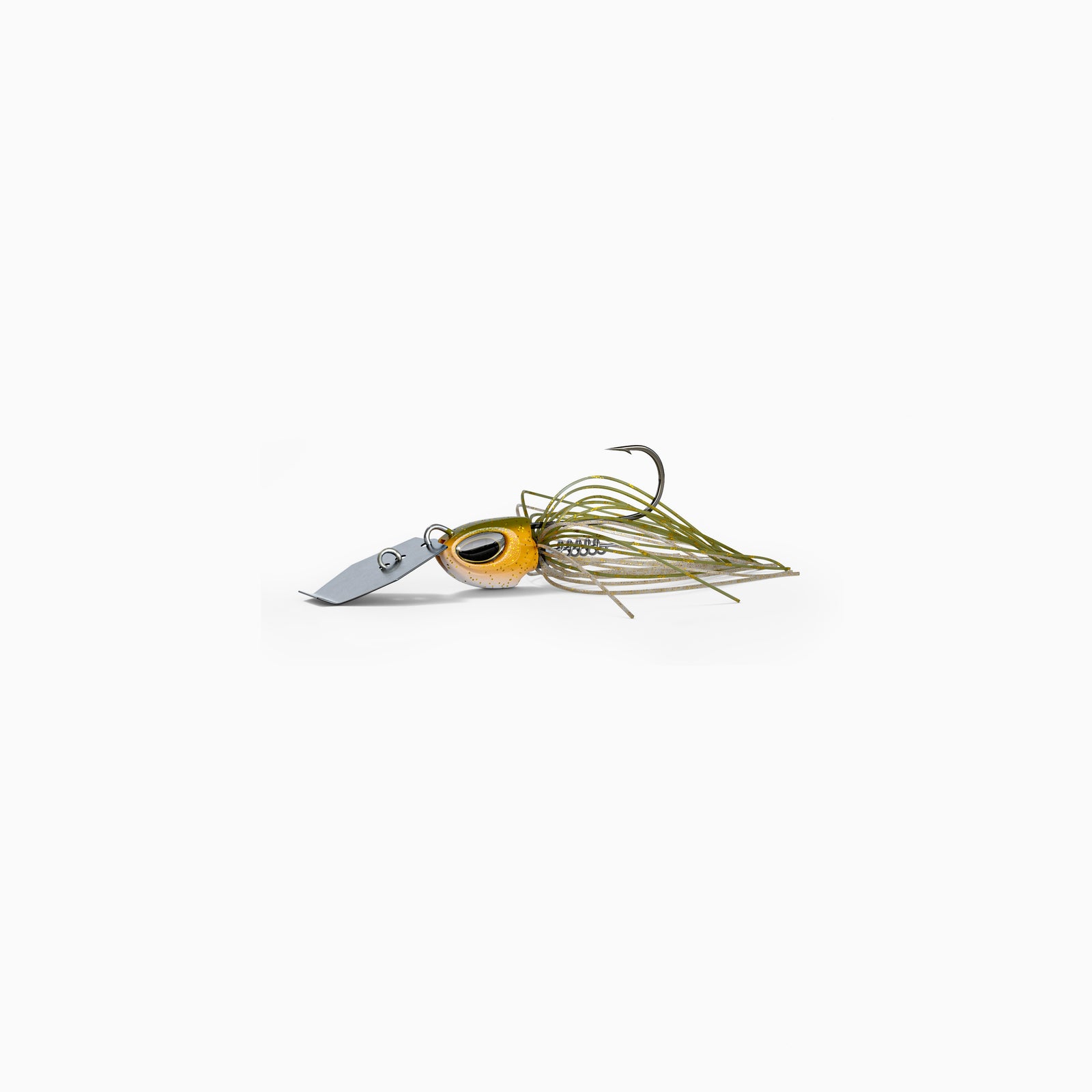 Nays Bladed Jig WARRIOR Barschköder in der Farbe Gold Oliv H12.
