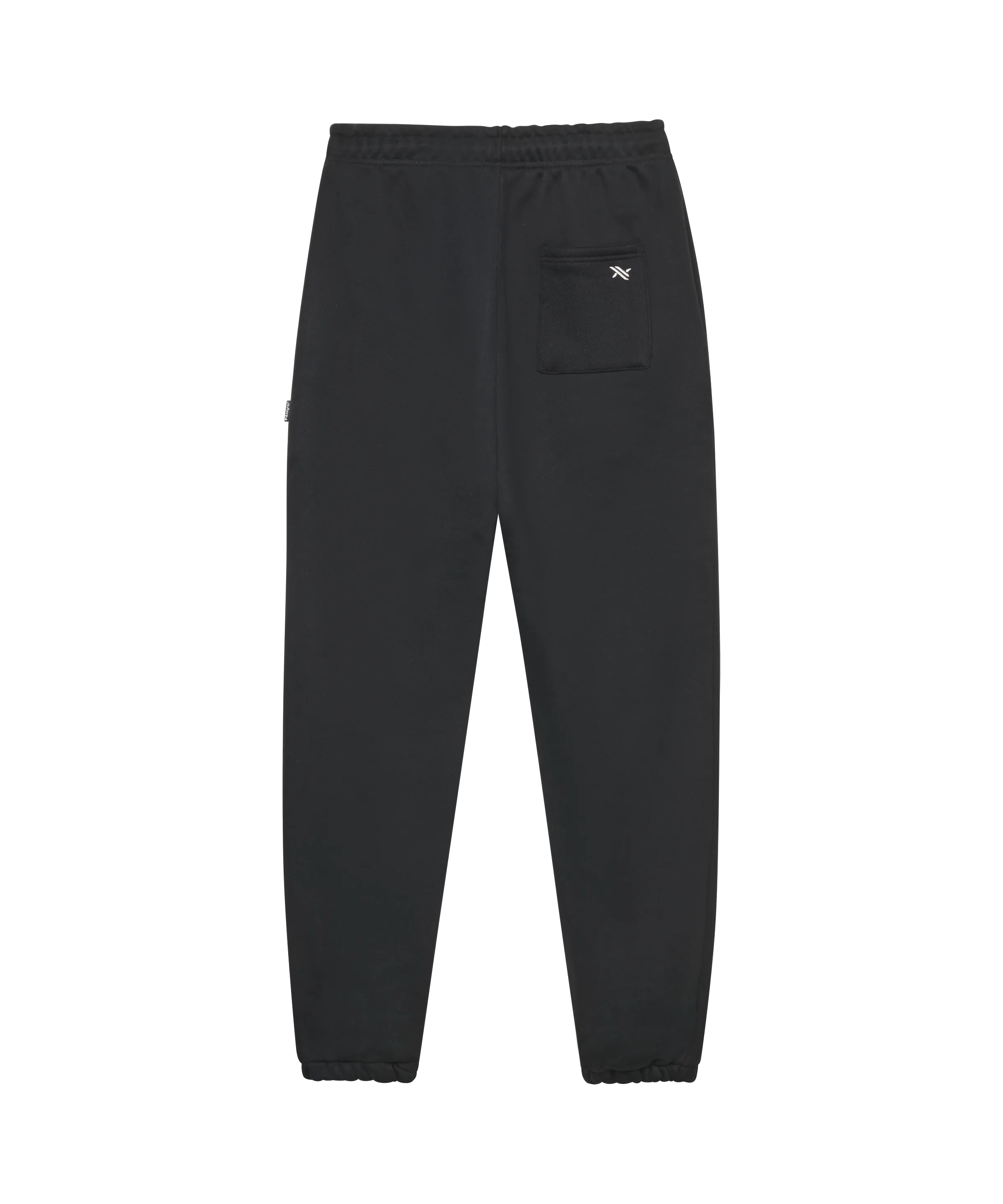 Schwarze Jogginghose mit Gesäßtasche von Nays in der Frontansicht.