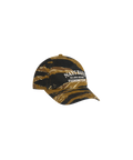 Nays Baits Fishing Club Basecap in Tiger-Stripe Camouflage mit weißem Stick.