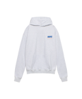 Nays Pro Tackle Kapuzen-Sweatshirt hell-grau mit blauem und orangem Logo-Print auf der Brust.