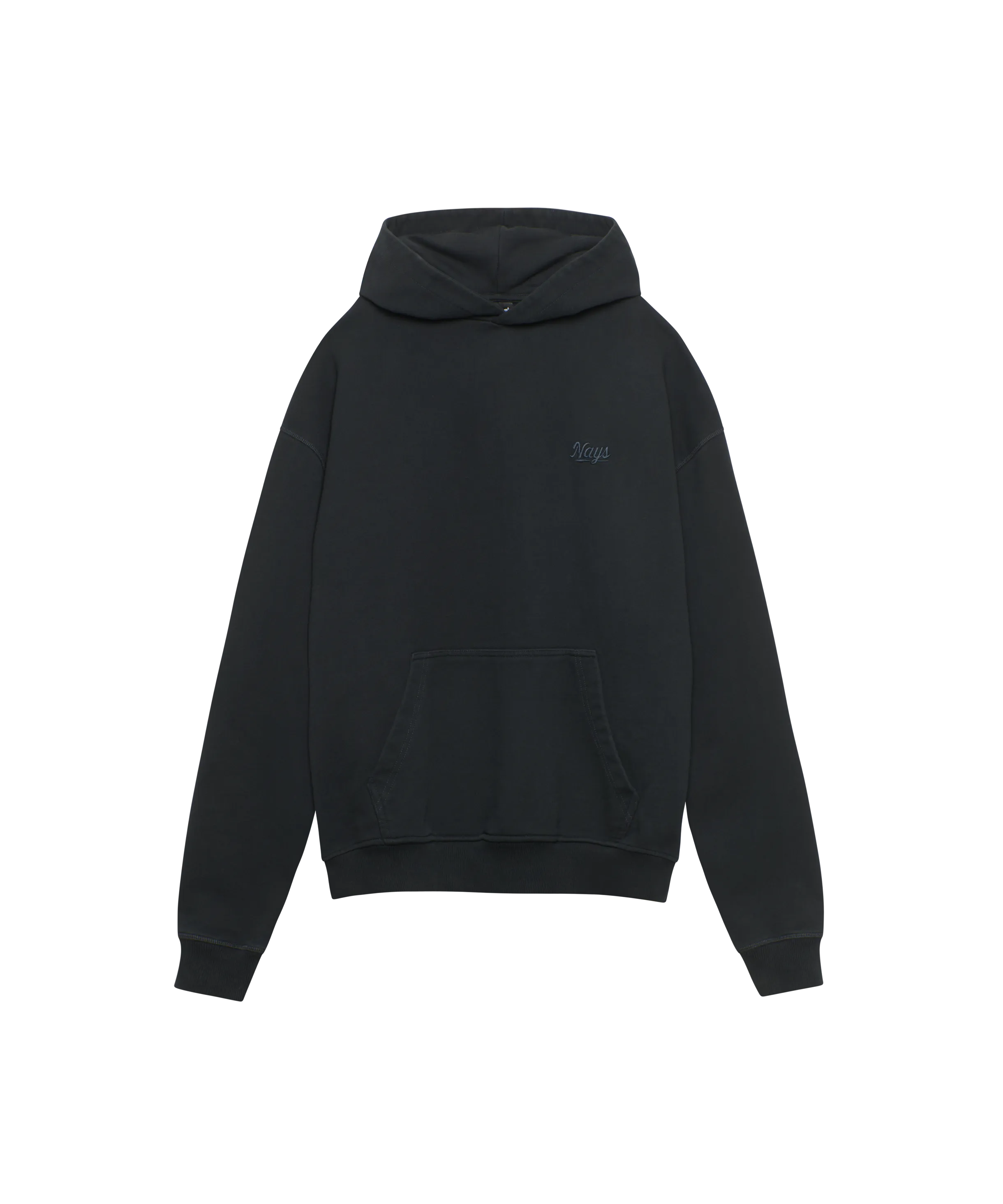 Nays Kapuzen-Sweatshirt mit schwarzem Logo-Stick auf der Brust.