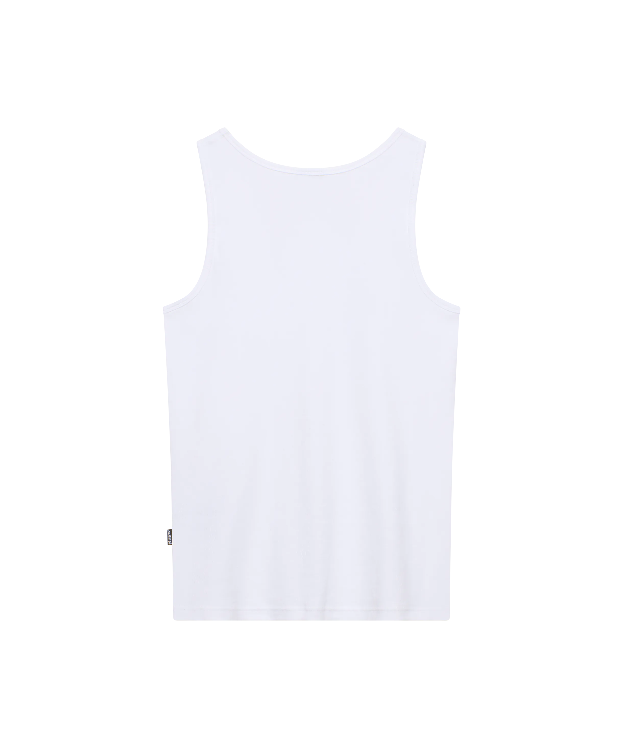 Rückansicht Nays Tank-Top weiss.