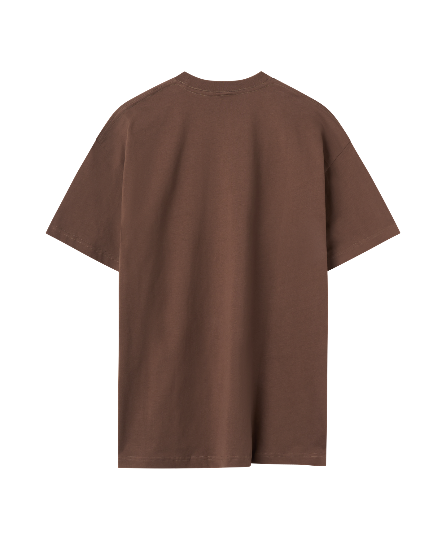 Rückansicht braunes T-Shirt von Nays.