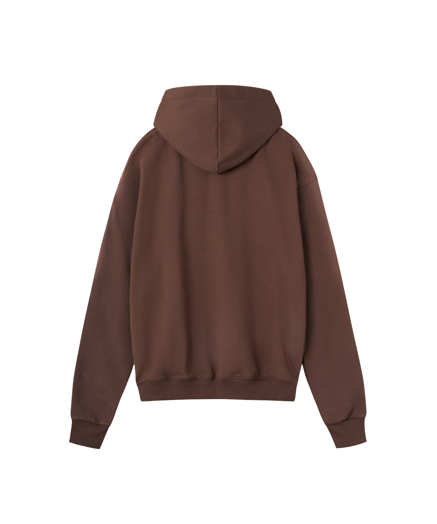 Rückansicht braunes Kapuzen Sweatshirt von Nays.