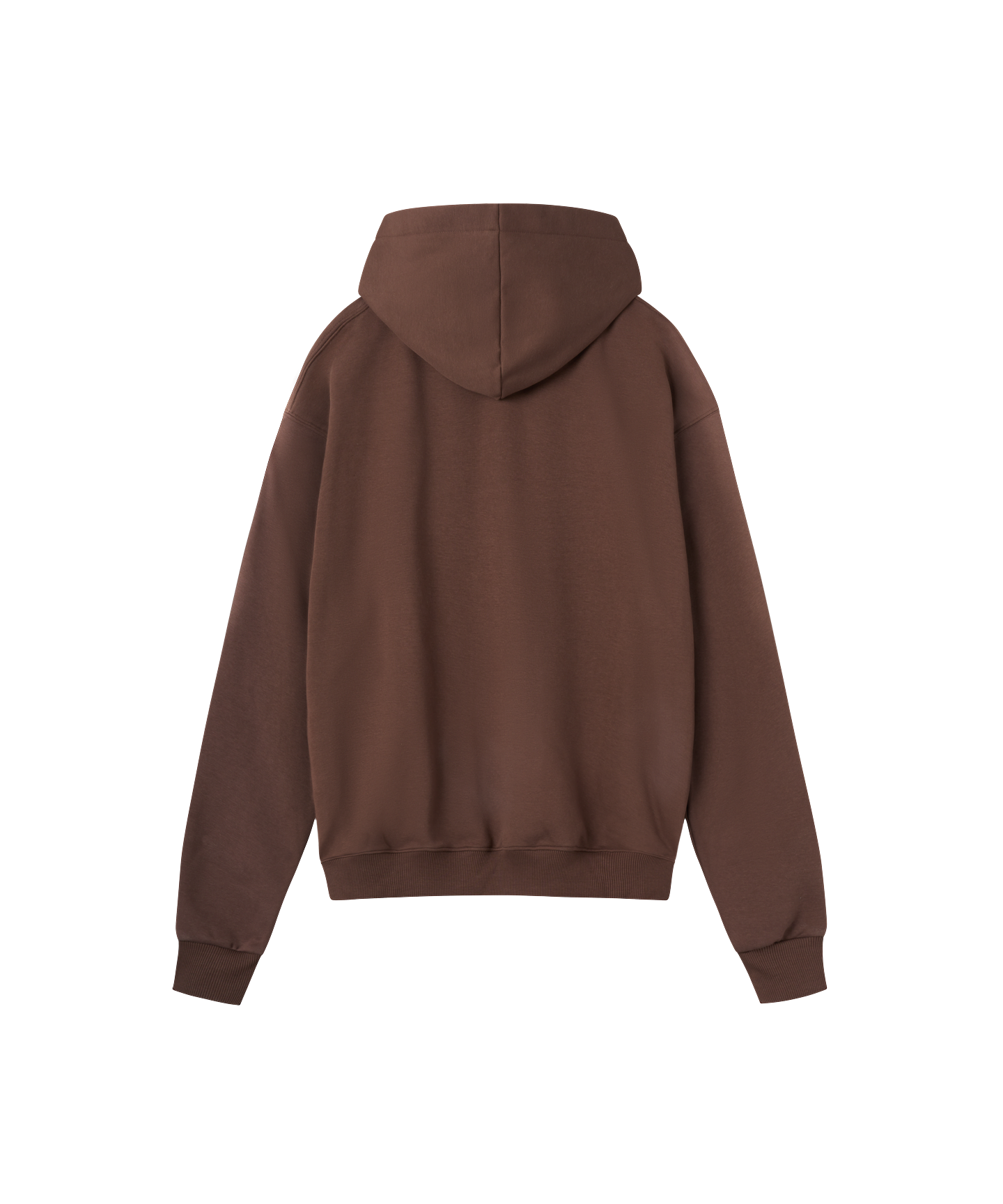 Rückansicht braunes Kapuzen Sweatshirt von Nays.