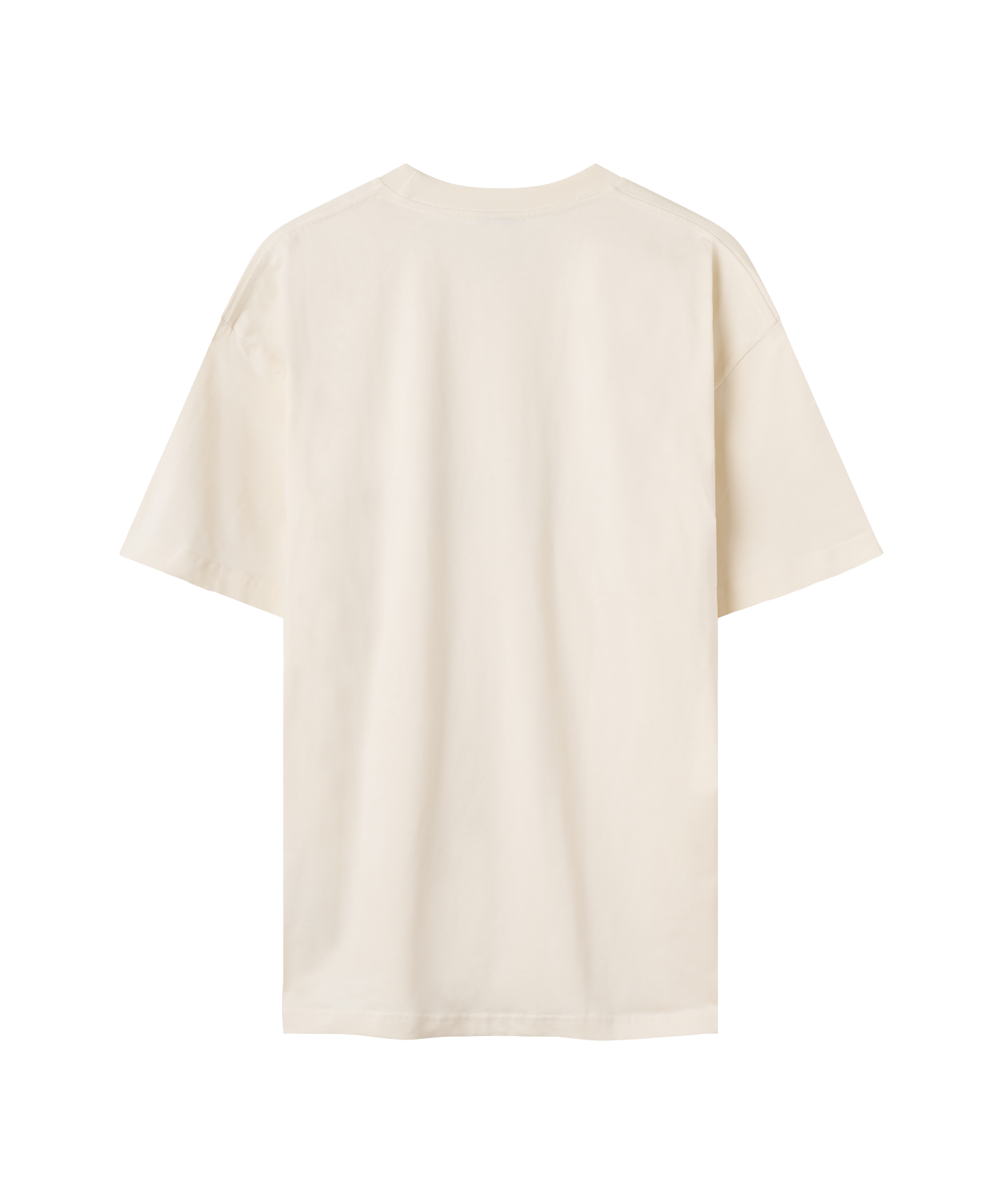 Rückansicht beige farbiges T-Shirt von Nays.