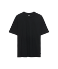 Schwarzes Nays T-Shirt in Oversize-Passform, Vorderansicht.