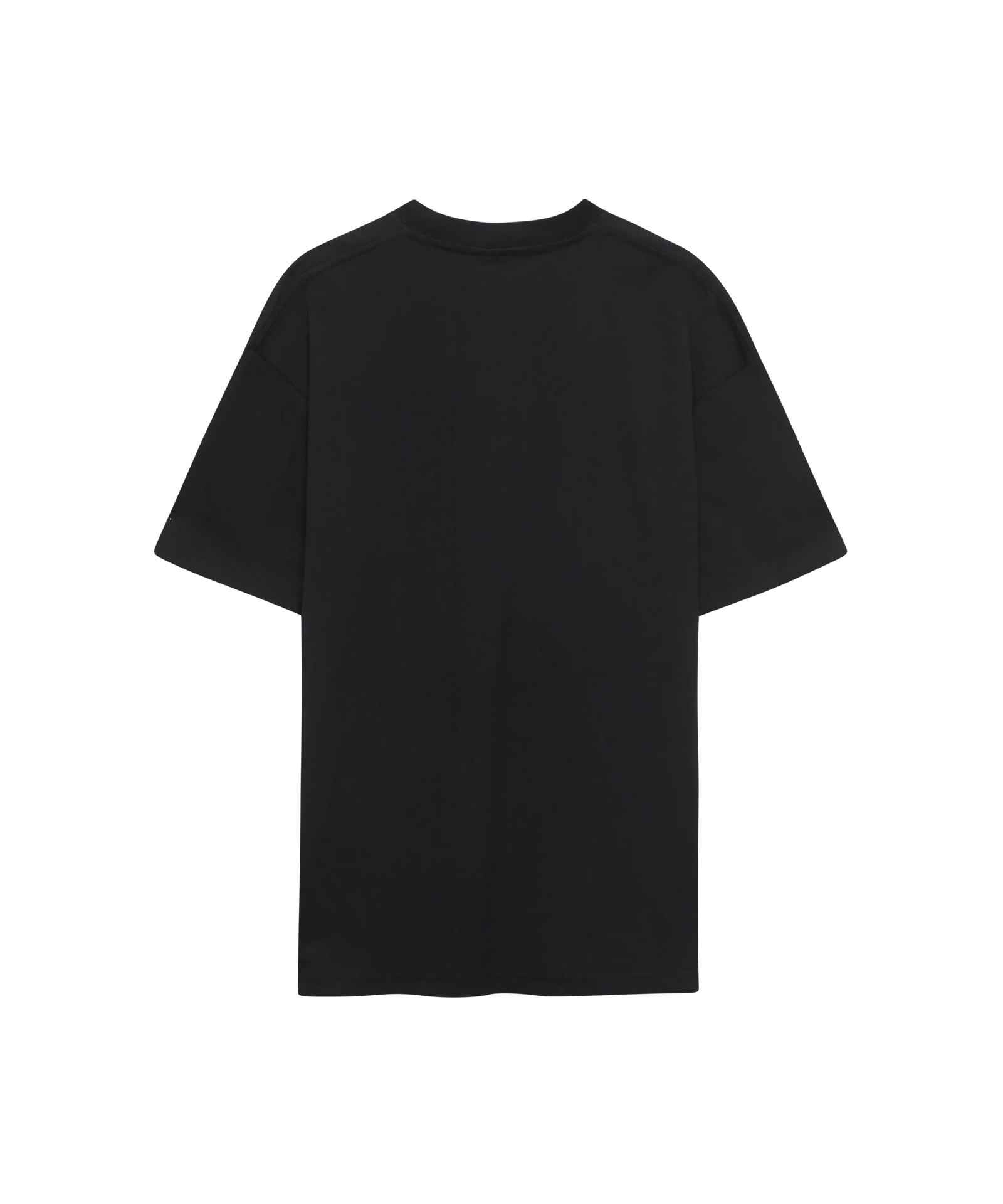 Schwarzes Nays T-Shirt in Oversize-Passform, Rückansicht.