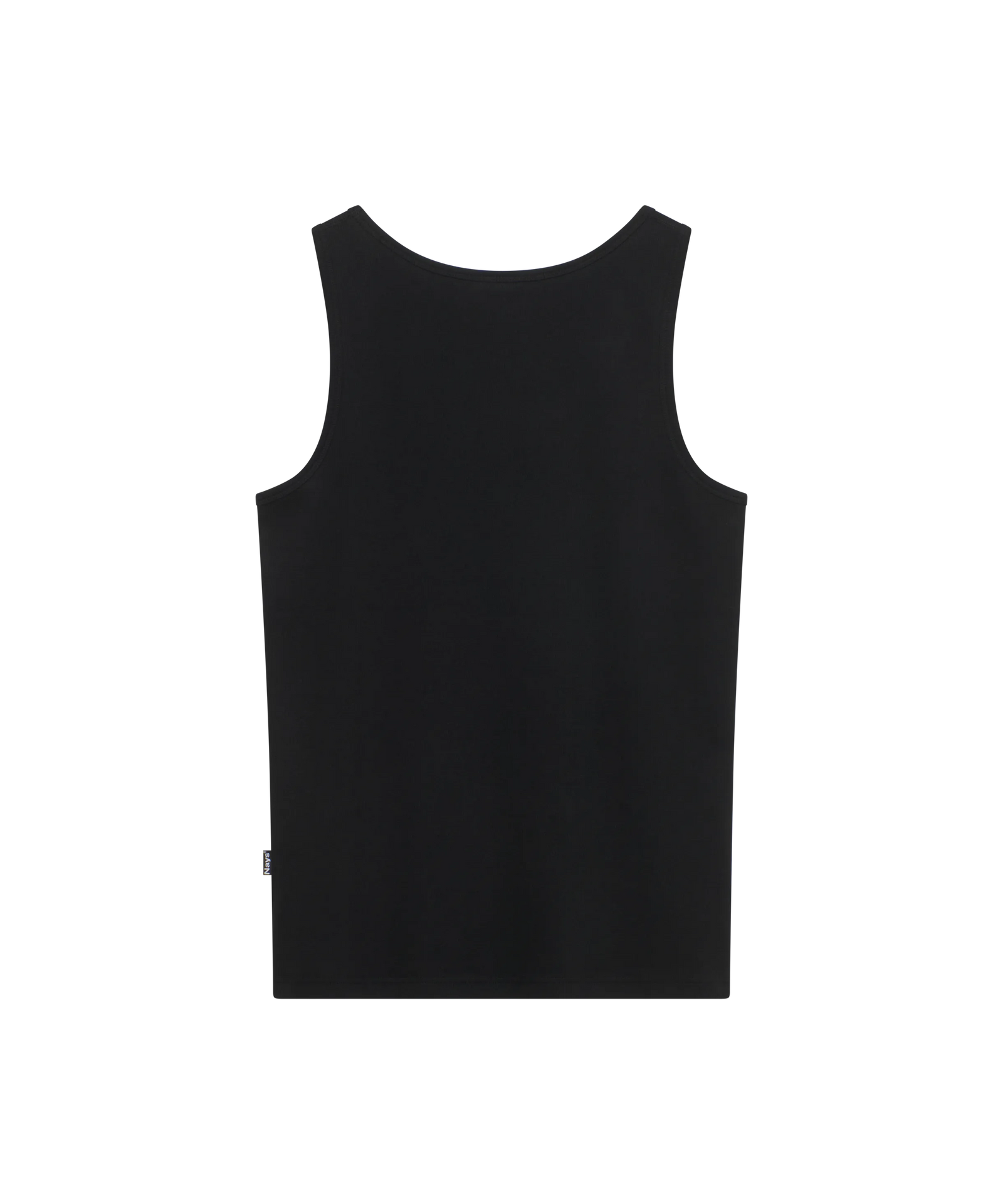 Rückansicht Nays Tank-Top schwarz.