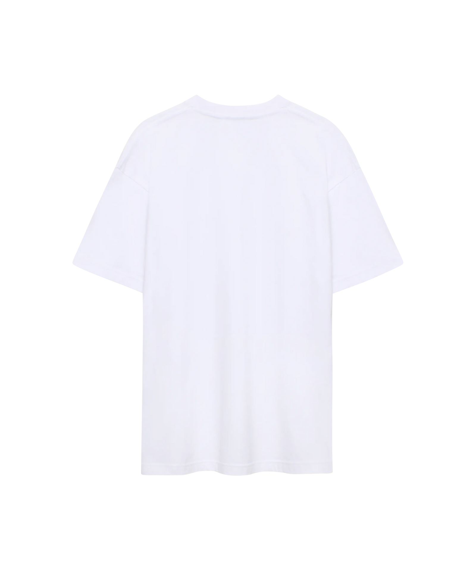 weisses Nays T-Shirt in Oversize-Passform, Rückansicht.
